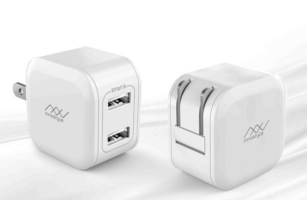 Cốc sạc 2 cổng Innostyle 12W USB-A Minigo 2 Smart Charging Ai