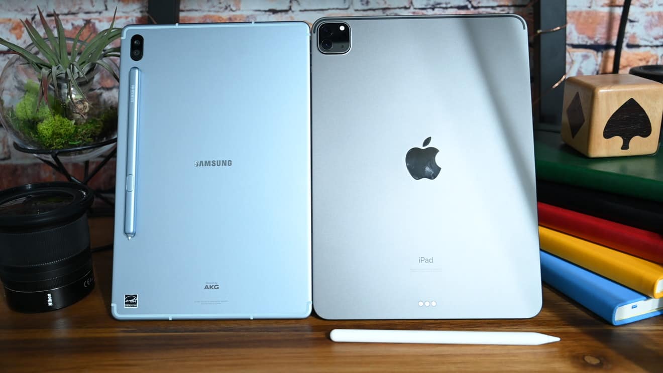camera trên Galaxy Tab S6 và iPad Pro