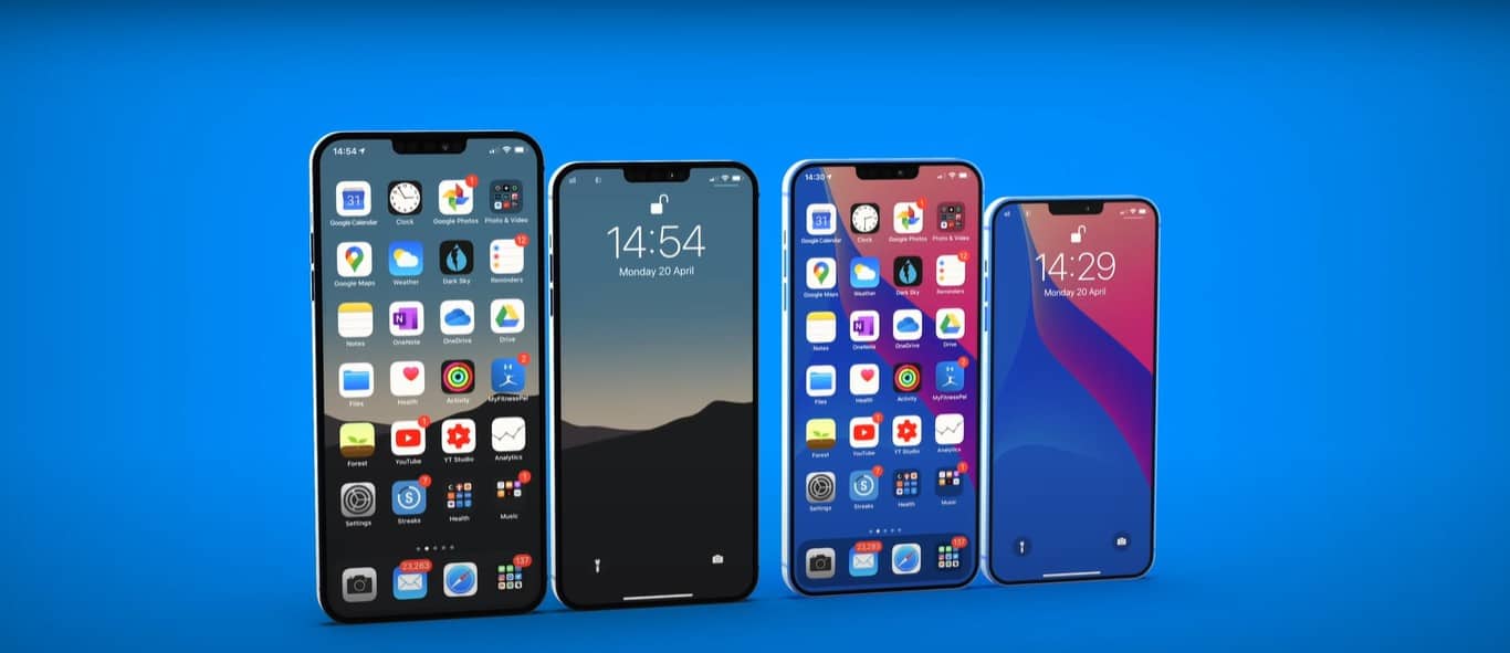 thiết kế iPhone 12