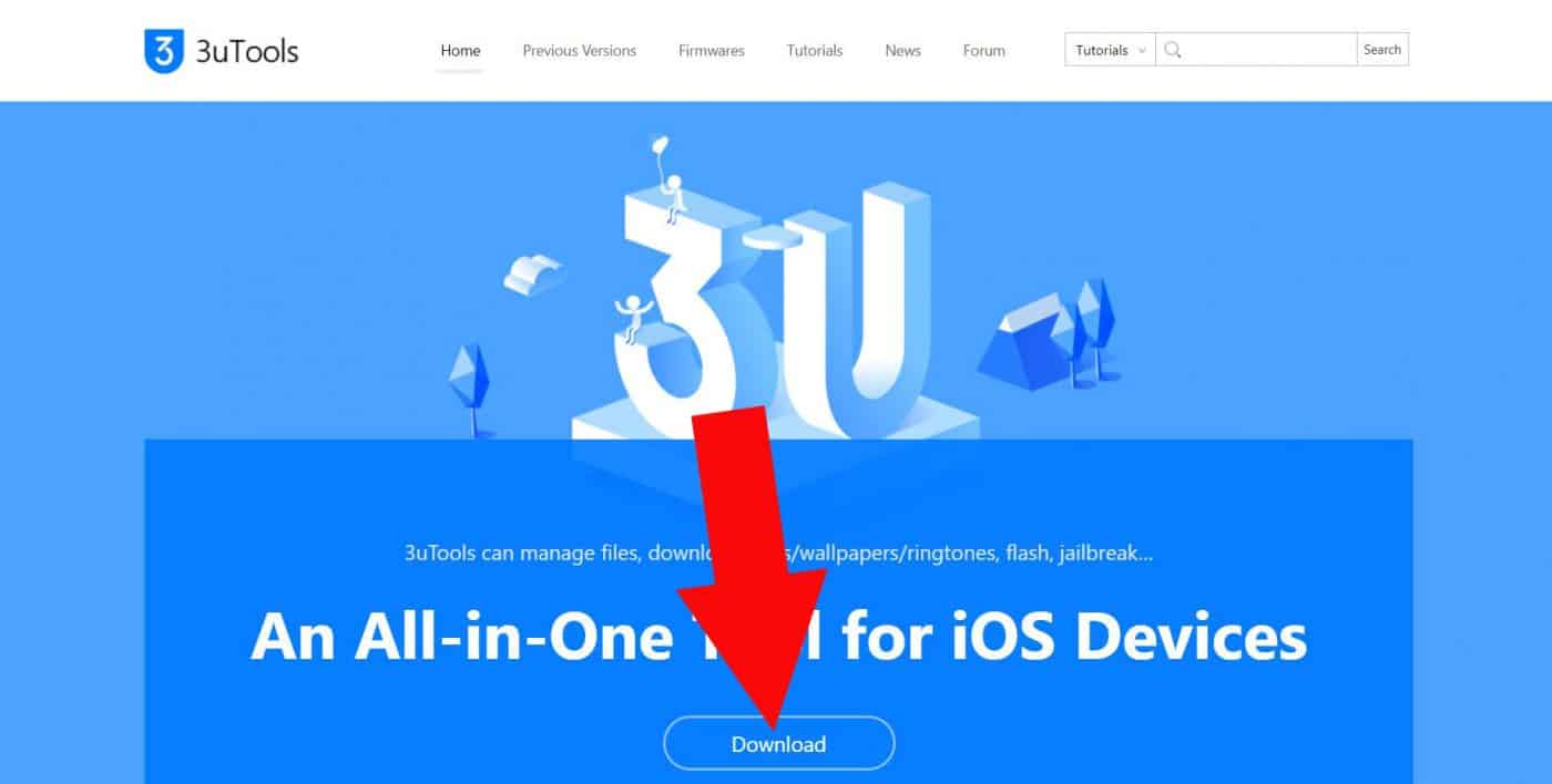 tải ứng dụng 3uTools
