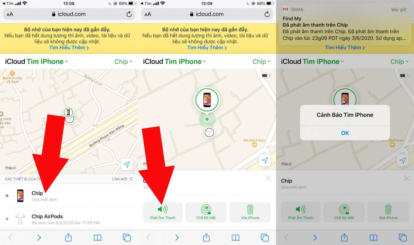Phát âm thanh từ iPhone