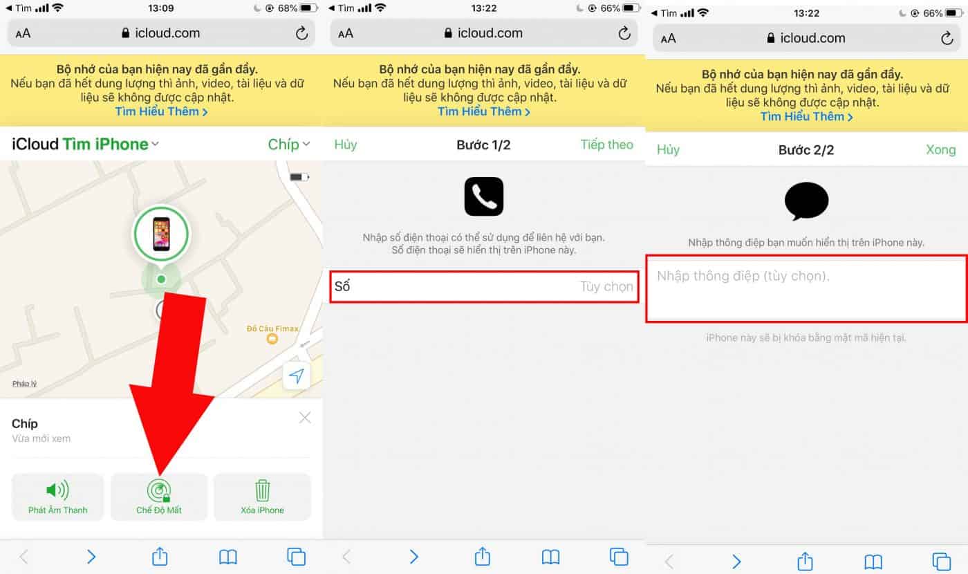 bật chế độ mất