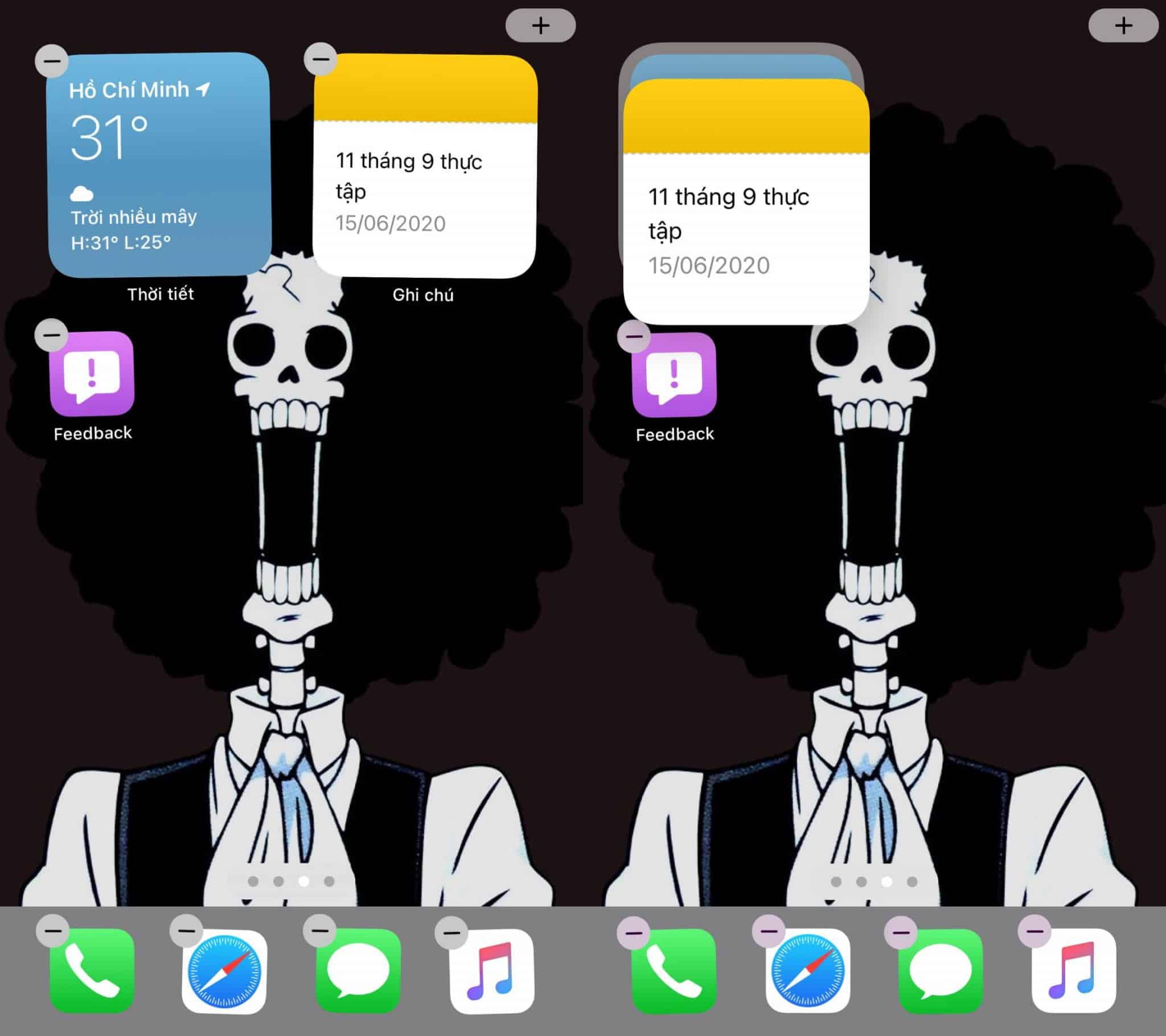 xếp chồng lên tiện ích khác