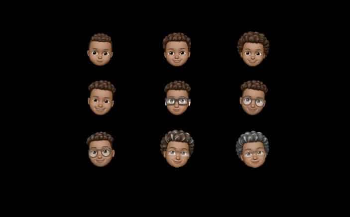 Kiểu và biểu tượng Memoji mới