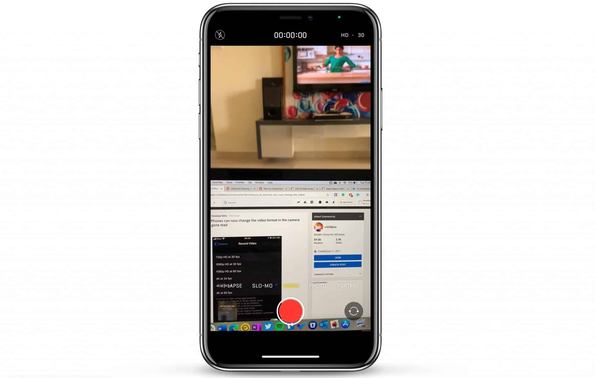 Thay đổi định dạng video trong ứng dụng máy ảnh