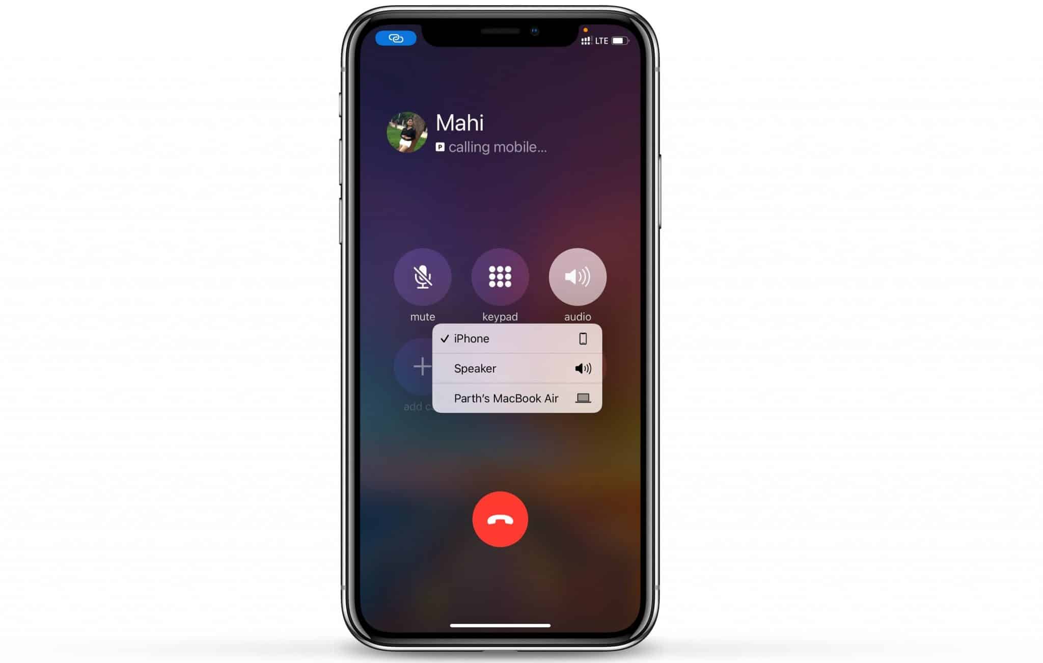 Giao diện người dùng âm thanh mới trong khi gọi