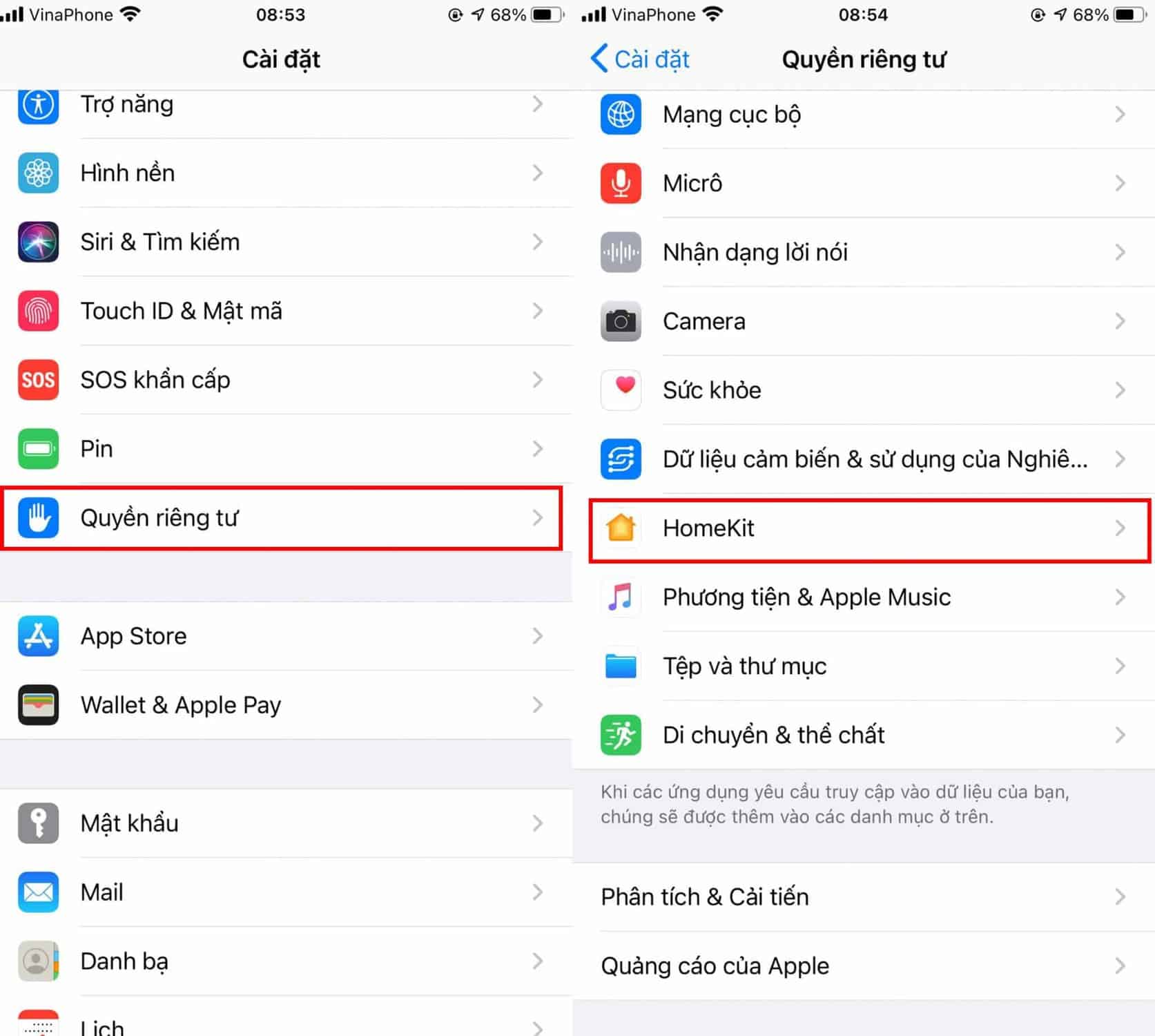 Khắc phục sự cố HomeKit