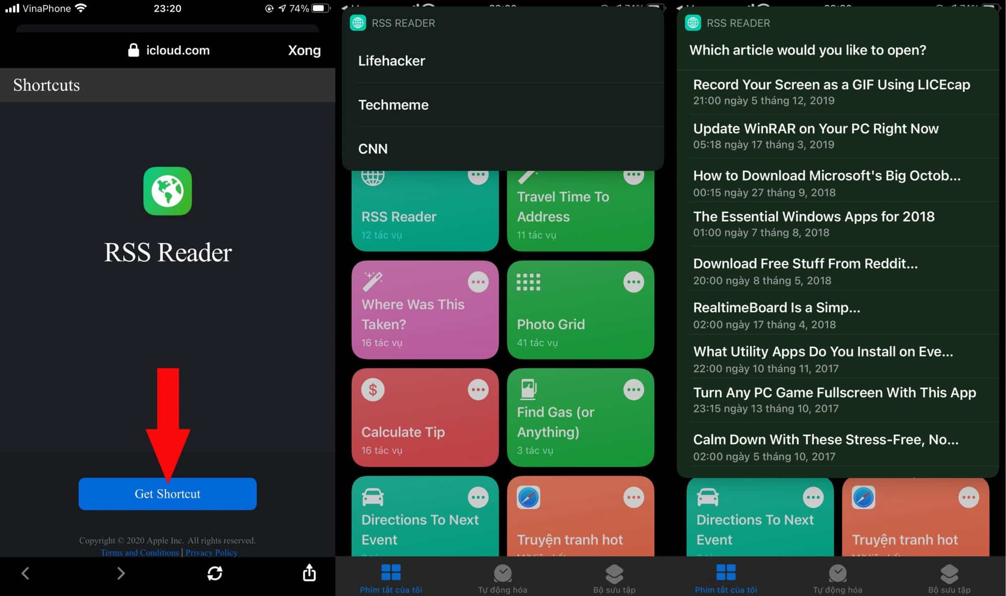 Trình đọc tin tức