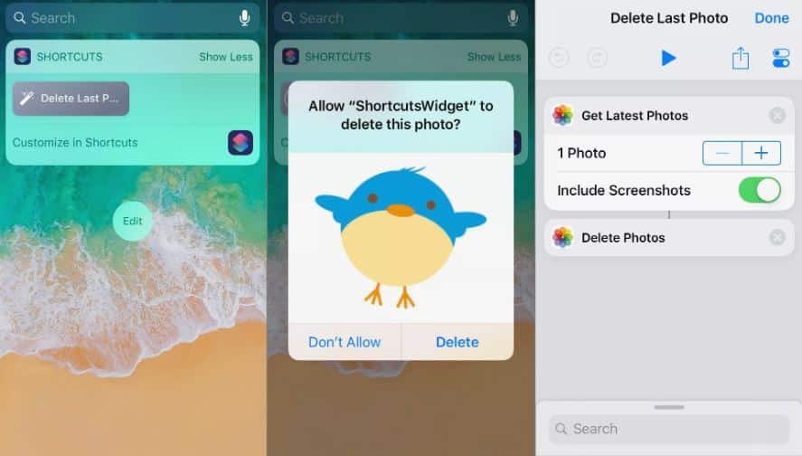Xóa ảnh cuối cùng