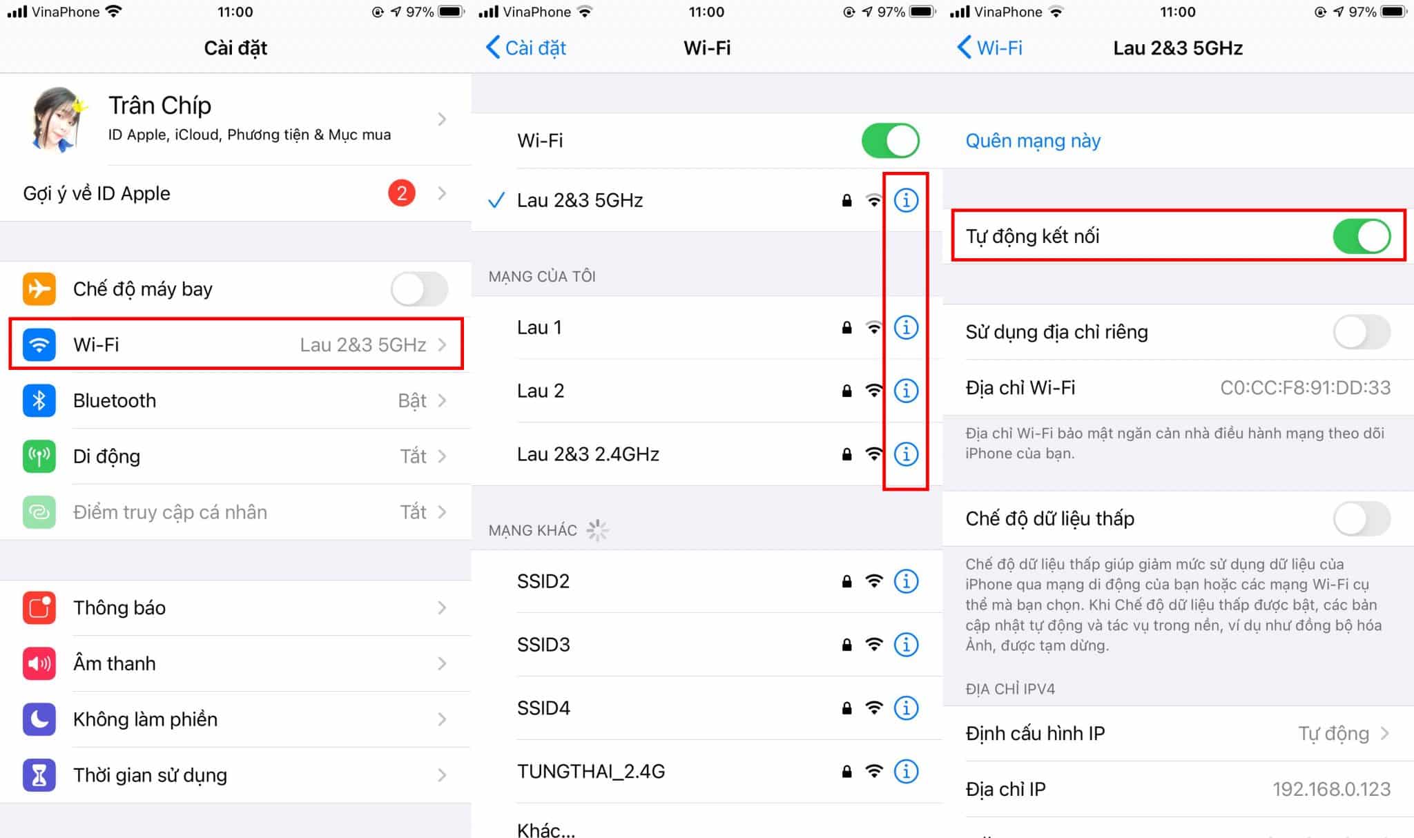 Tự động kết nối