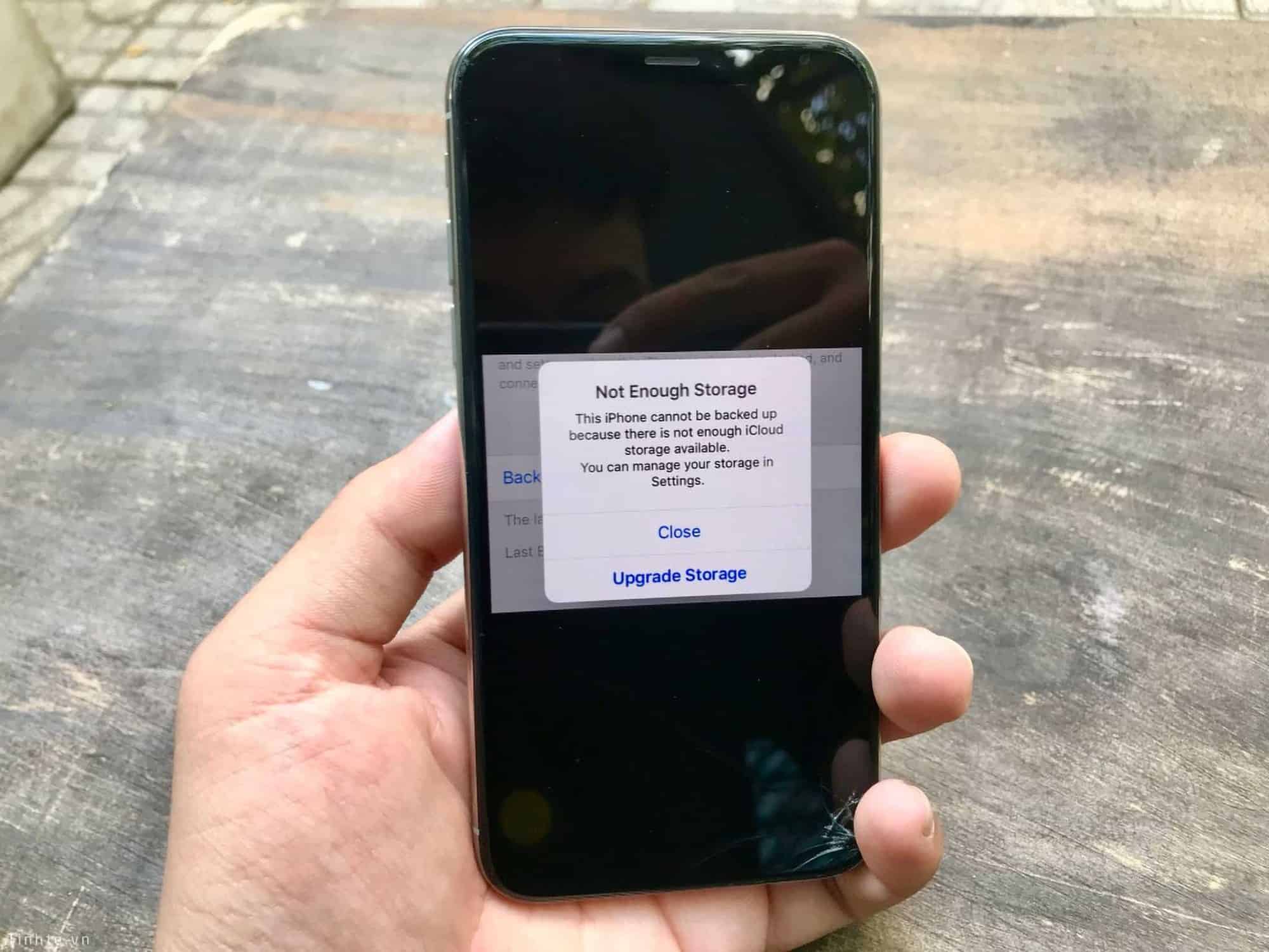 Hết dung lượng lưu trữ iCloud