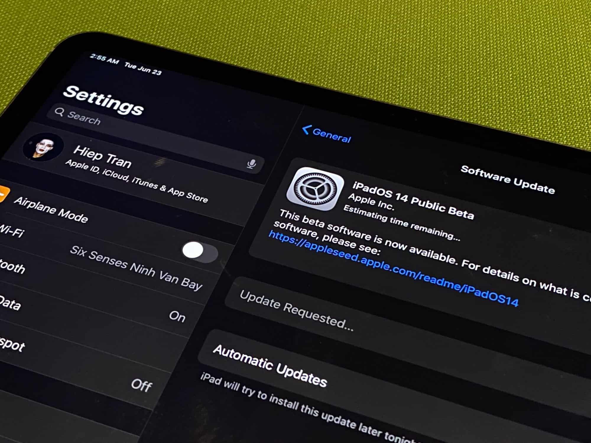 Hướng dẫn cách cài đặt iPadOS 14 Public Beta trên iPad