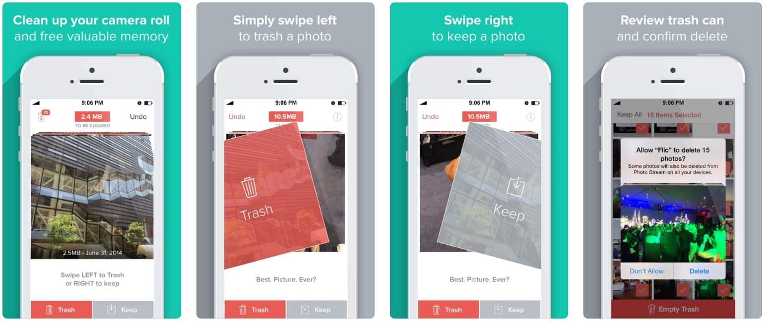 Flic | Delete & Manage Photos