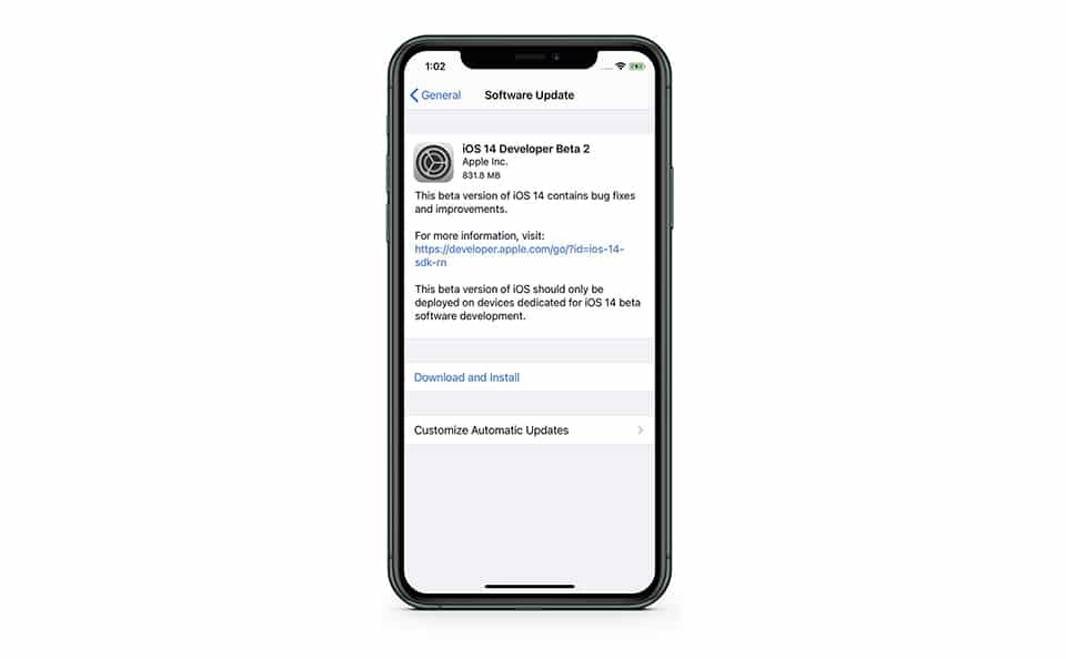 Apple phát hành iOS/iPadOS 14 Beta 2 dành cho các nhà phát triển