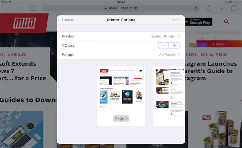Hướng dẫn cách in không dây từ iPhone/iPad cực kỳ đơn giản