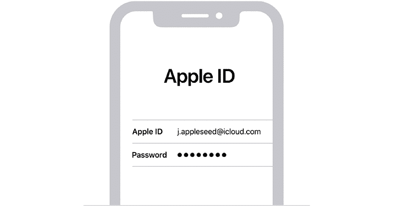 nhập mật khẩu iCloud