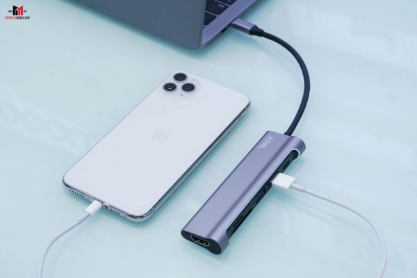 Hub chuyển đổi JCPAL 6 in 1 Type-C JCP6217