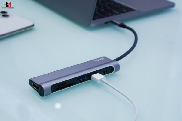 Hub chuyển đổi JCPAL 6 in 1 Type-C JCP6217