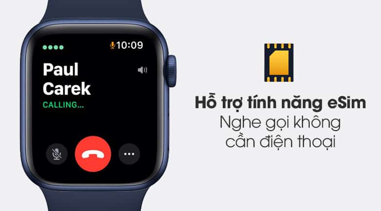 Apple Watch SE LTE 40mm hỗ trợ nghe gọi không cần iPhone