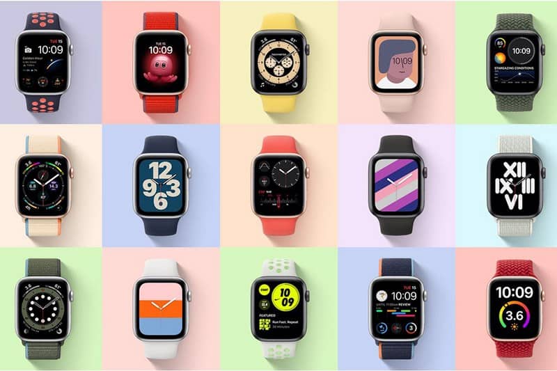 Apple Watch SE có nhiều mặt đồng hồ đa dạng phong cách