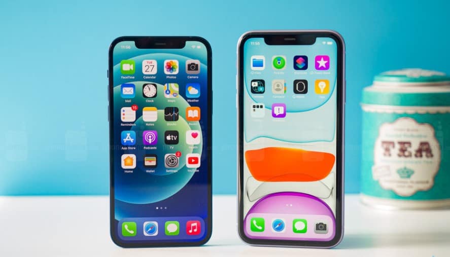 So sánh màn hình iPhone 12 và iPhone 11
