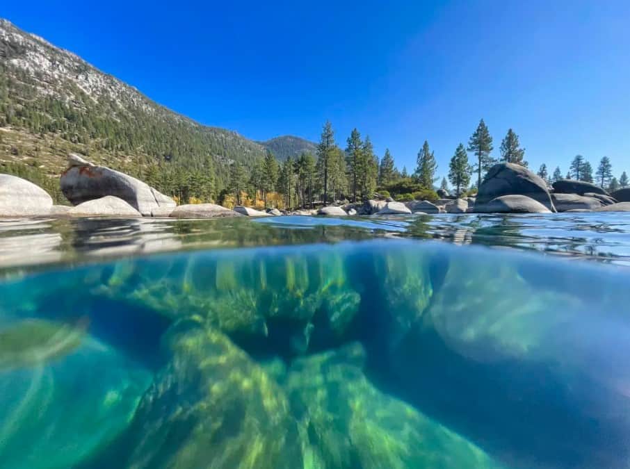 Bơi cùng iPhone 12 Pro tại Sand Harbour ở Hồ Tahoe, Nevada