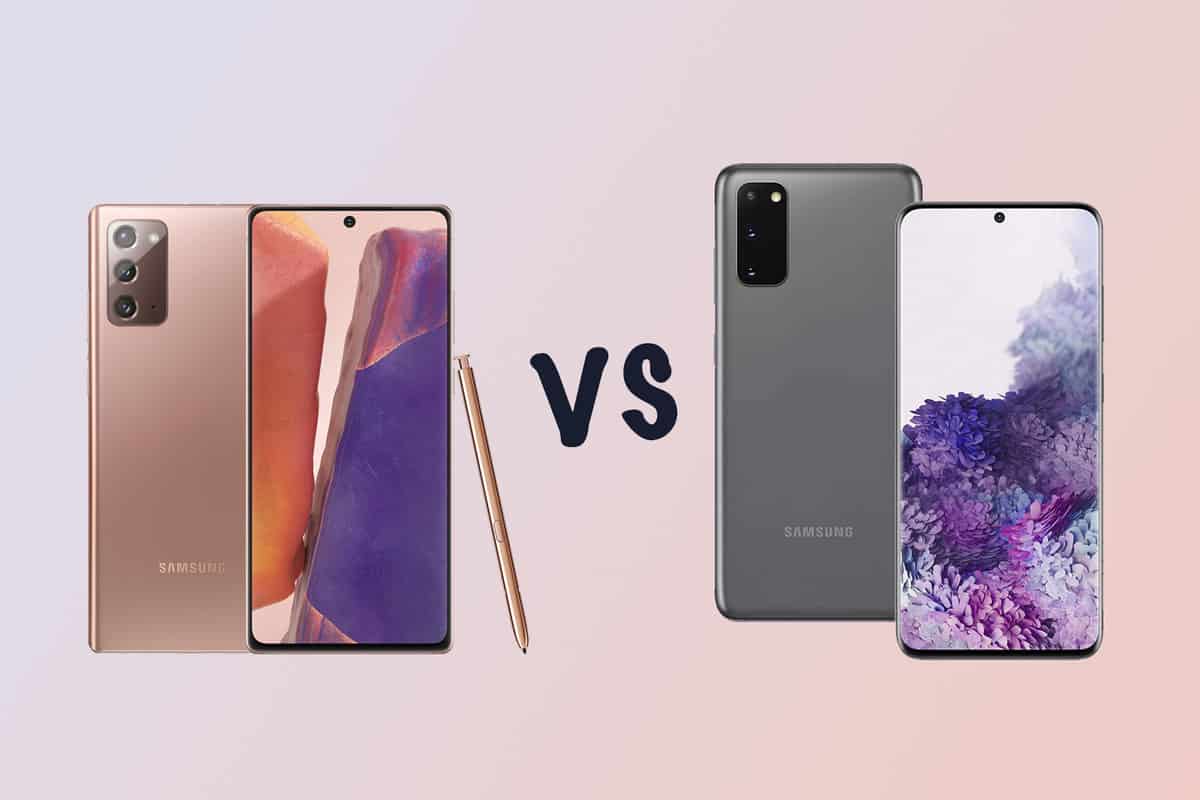 Dòng Galaxy S20 và Galaxy Note 20 không có nhiều khác biệt