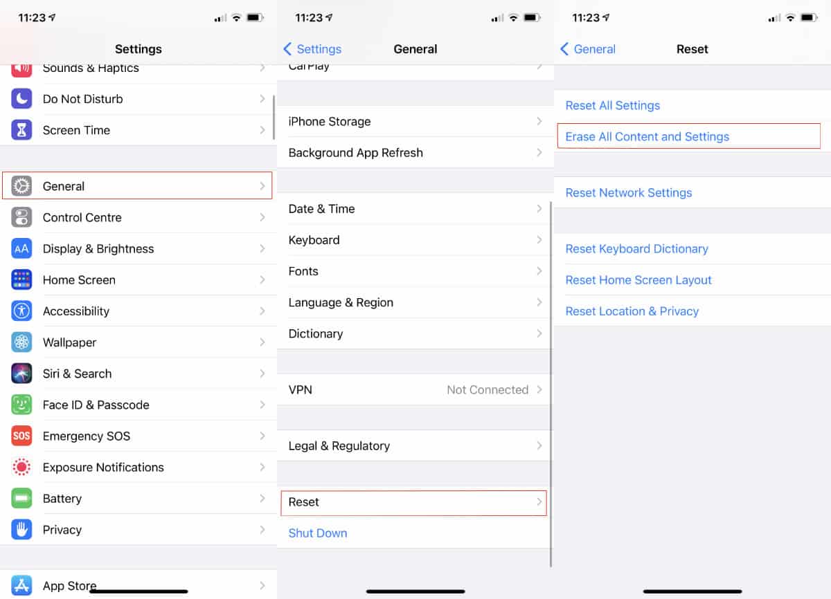 xóa thông tin cá nhân