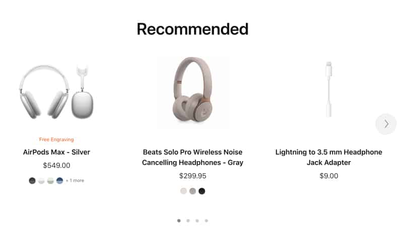 Cap Lightning to 3.5mm của Apple - Bán kèm với AirPods Max