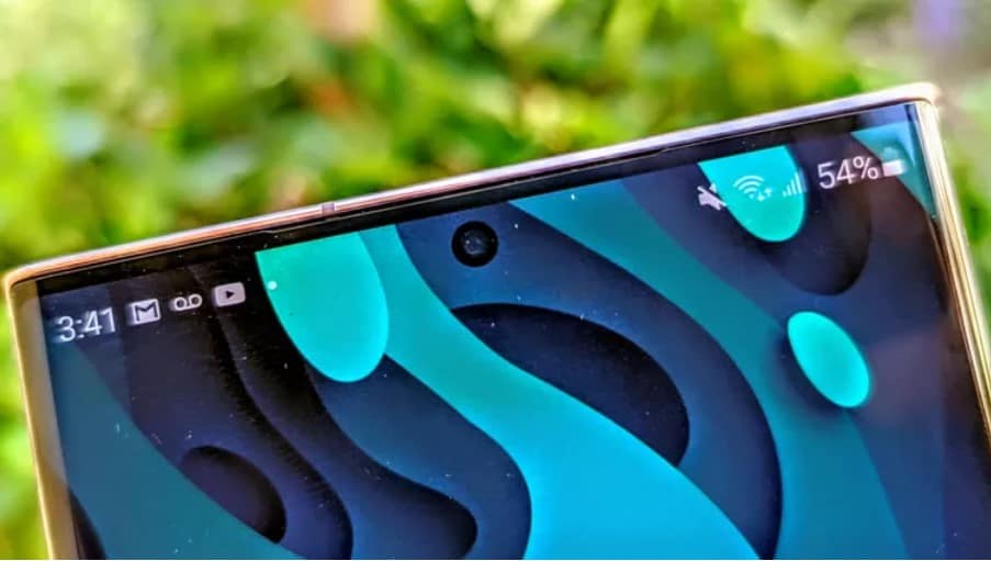 Camera selfie Samsung Galaxy Note 20 Ultra