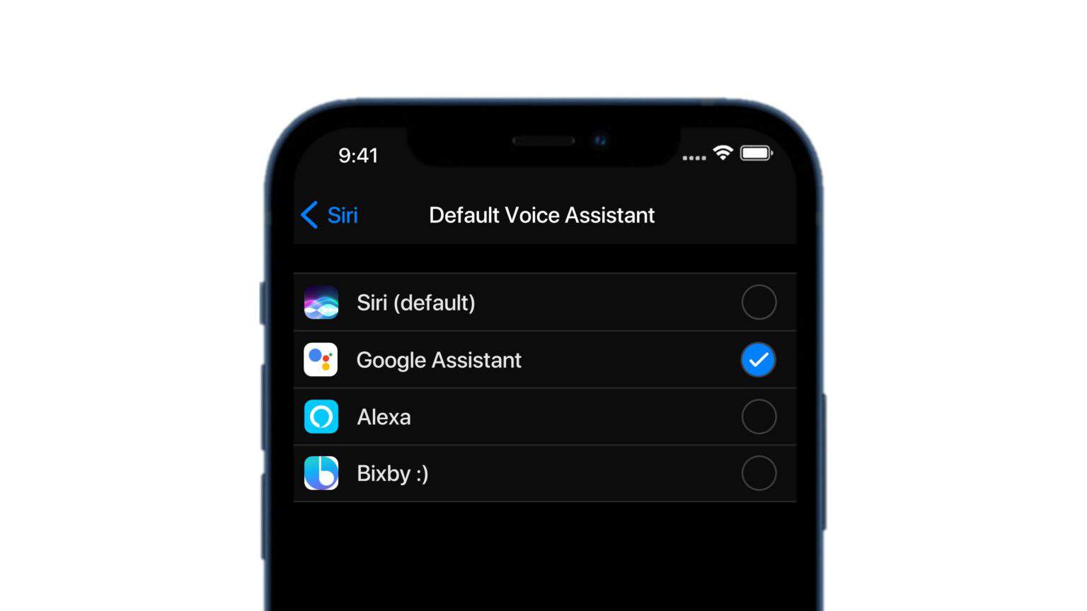 Thay đổi trợ lý ảo trên iOS 15