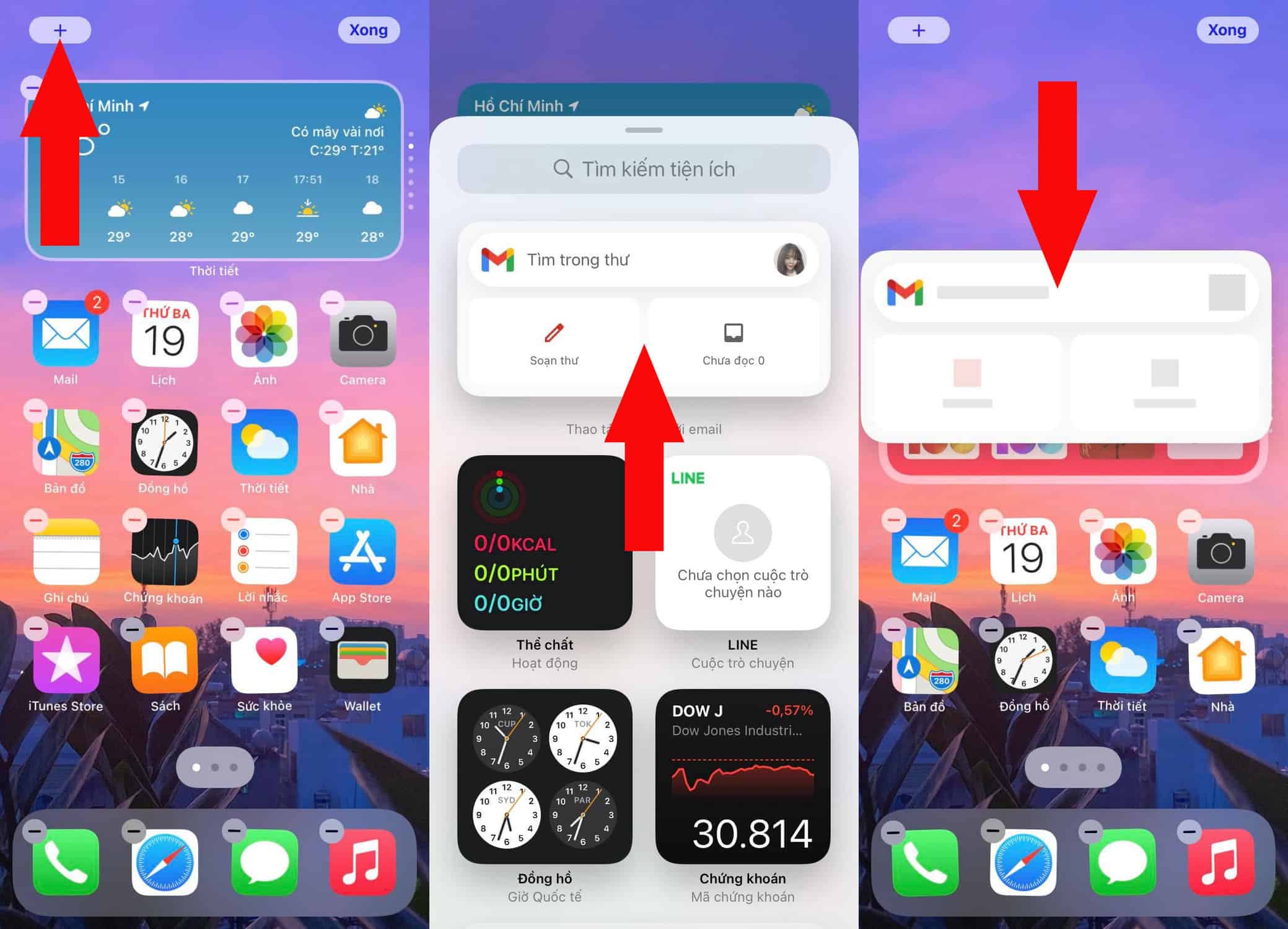Chỉnh sửa tiện ích