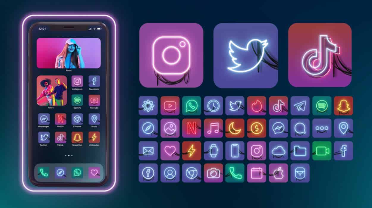 Biểu tượng Neon quang thực