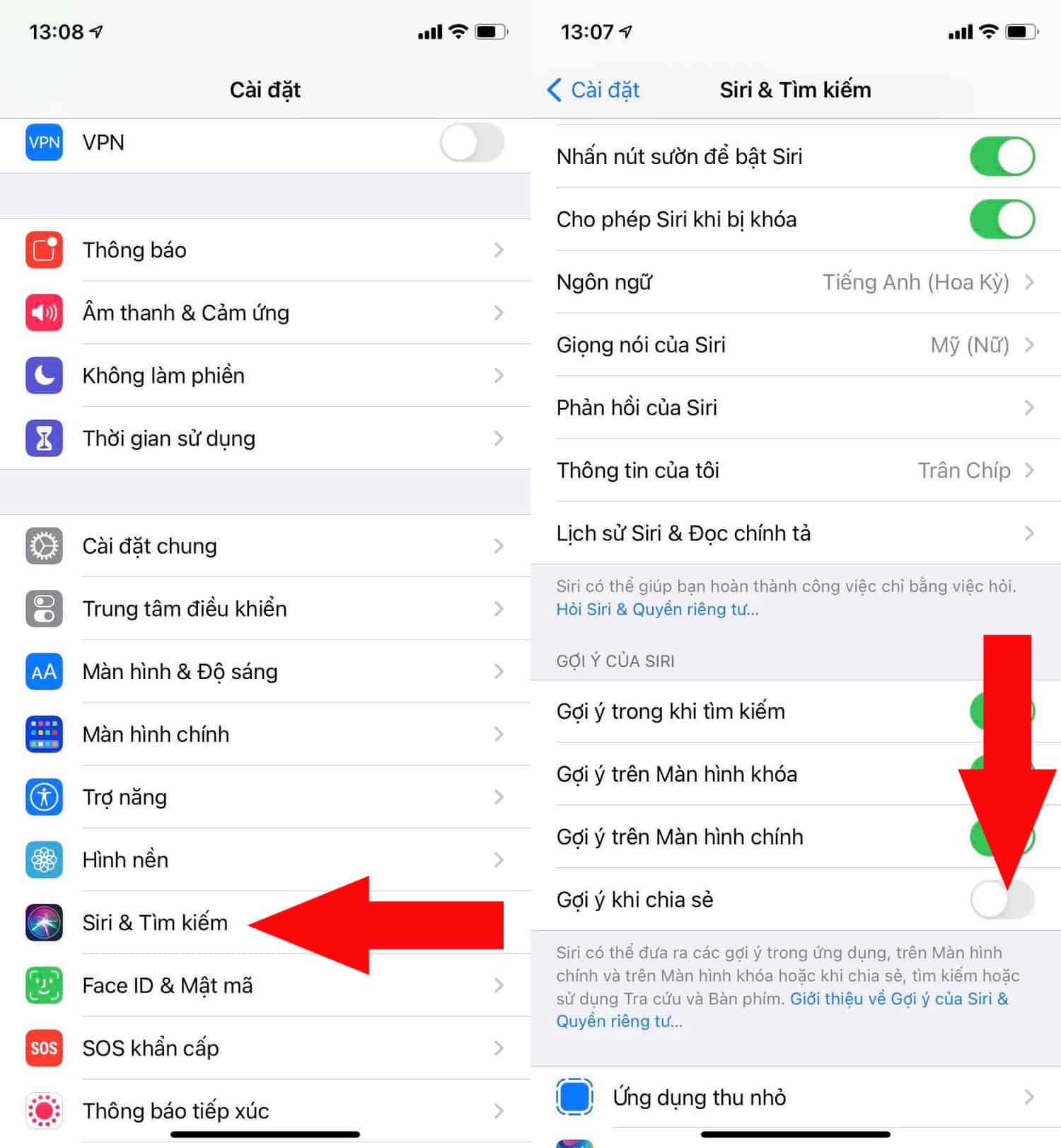 Gợi ý khi chia sẻ