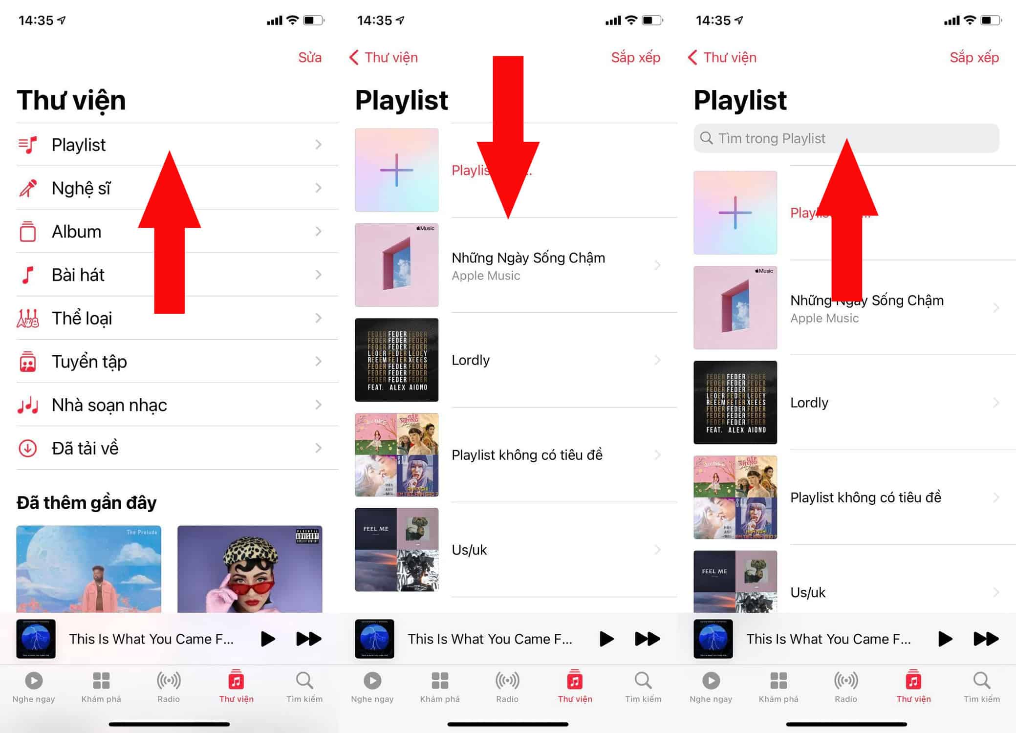Tìm kiếm trong thư viện nhạc
