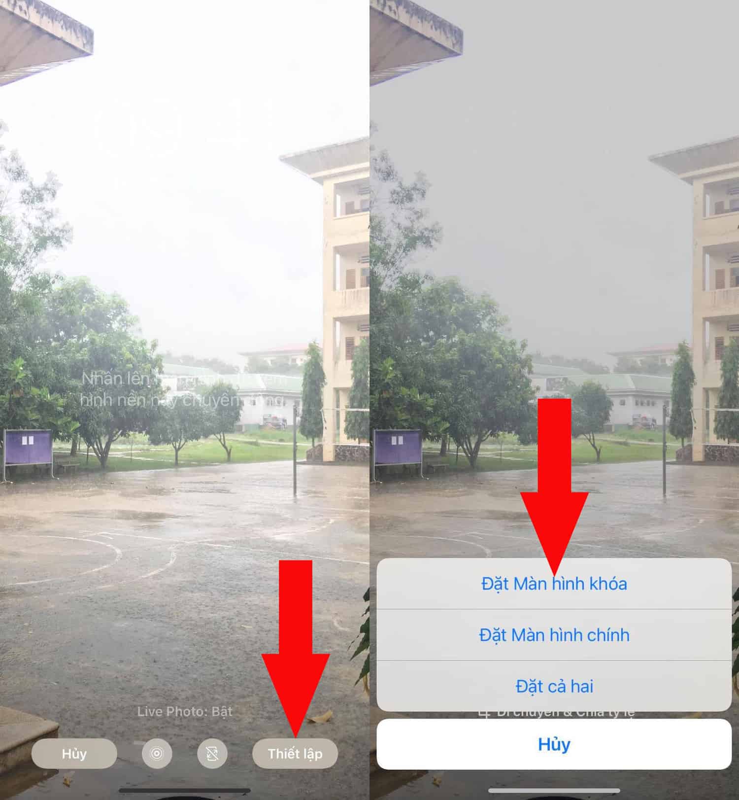 Đặt màn hình khóa