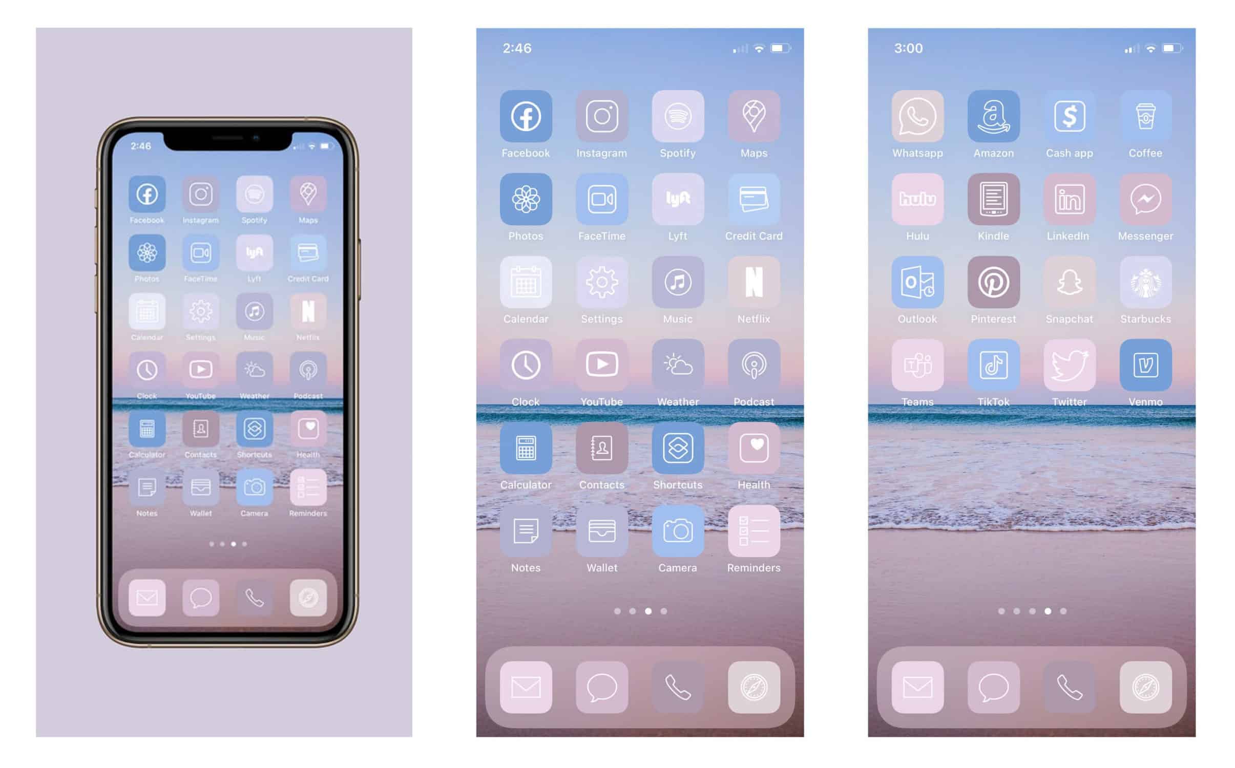 Biểu tượng màu phấn tím