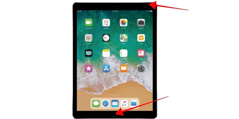 chụp màn hình trên iPad đời cũ