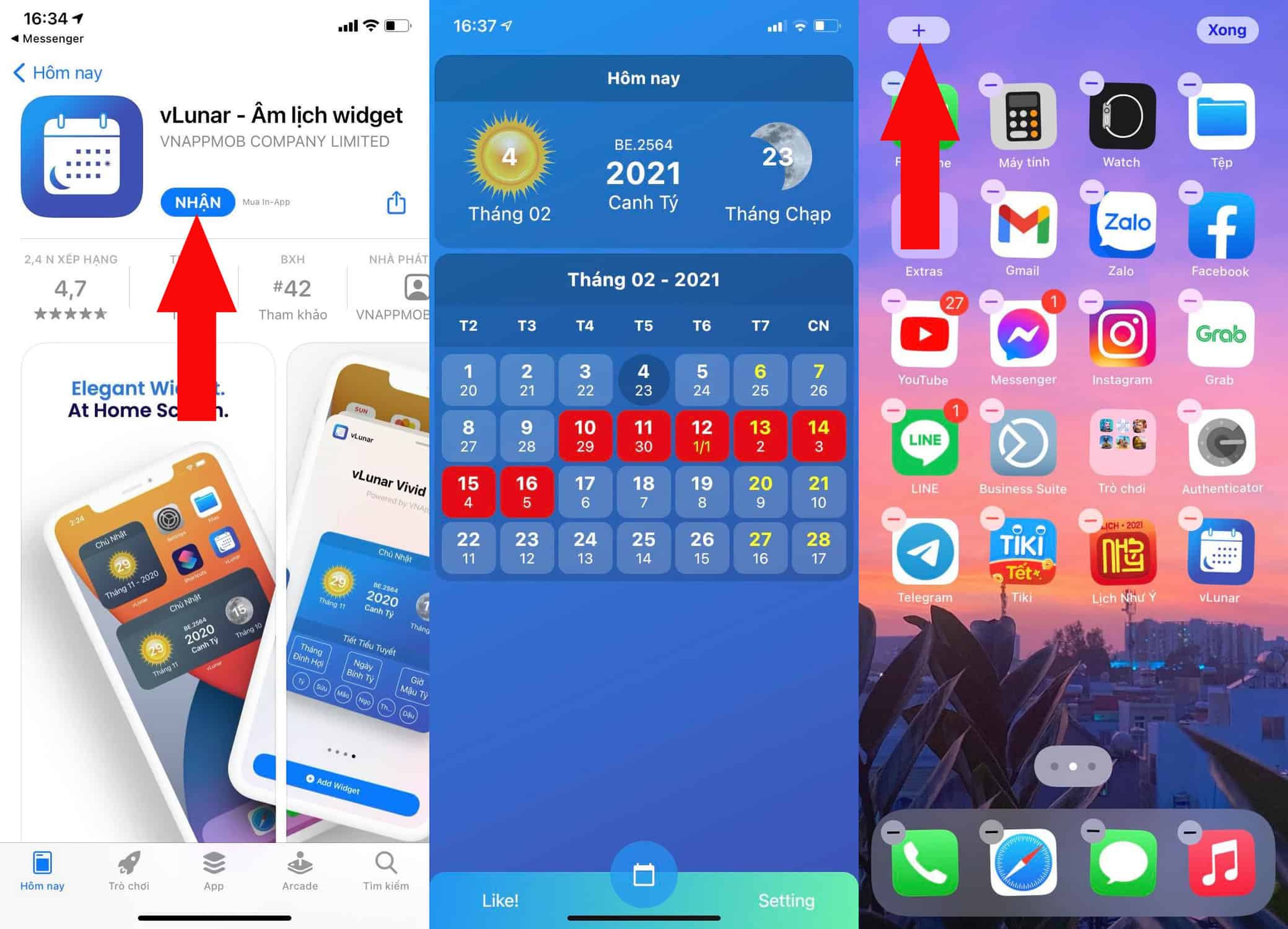 Tải ứng dụng vLunar