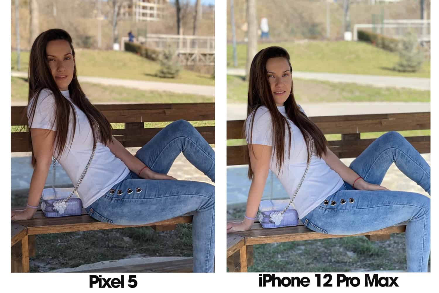 Ảnh trên Pixel 5 và iPhone 12 Pro Max