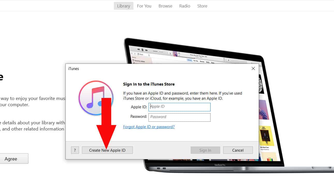 Create New Apple ID