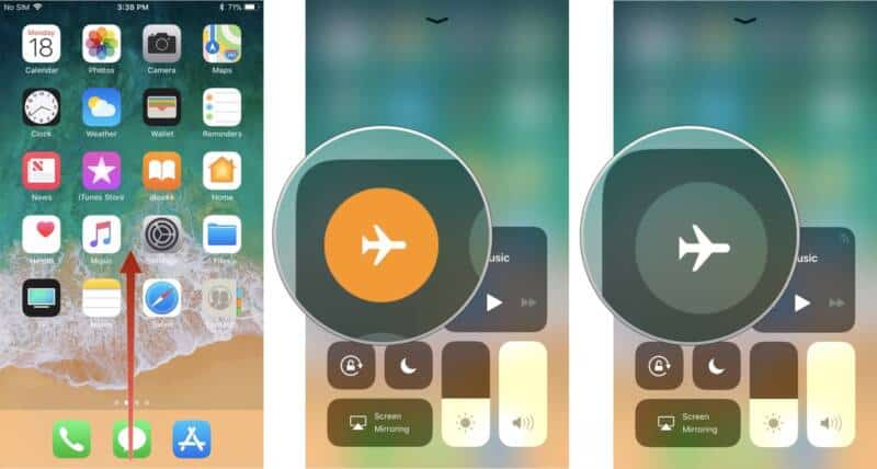Đặt iPhone của bạn ở chế độ trên máy bay