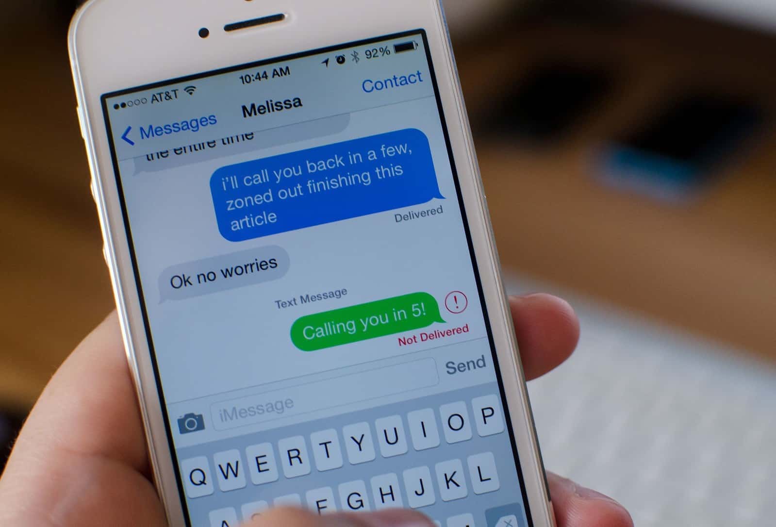 iPhone bị lỗi không gửi được tin nhắn