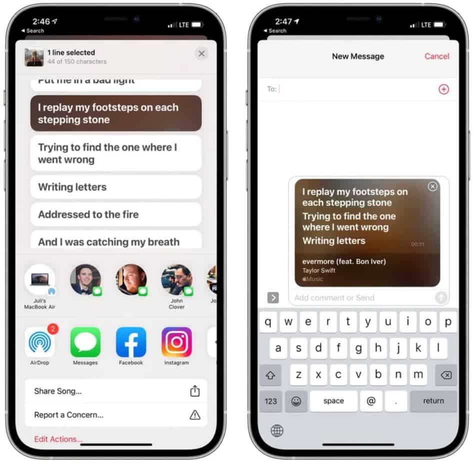 Chia sẻ lời bài hát