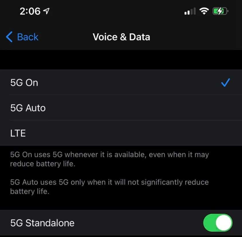 Hỗ trợ mạng 5G