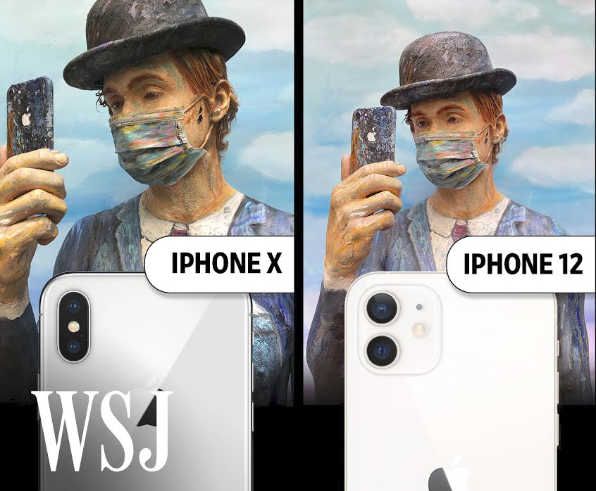camera iPhone 12 và iPhone X