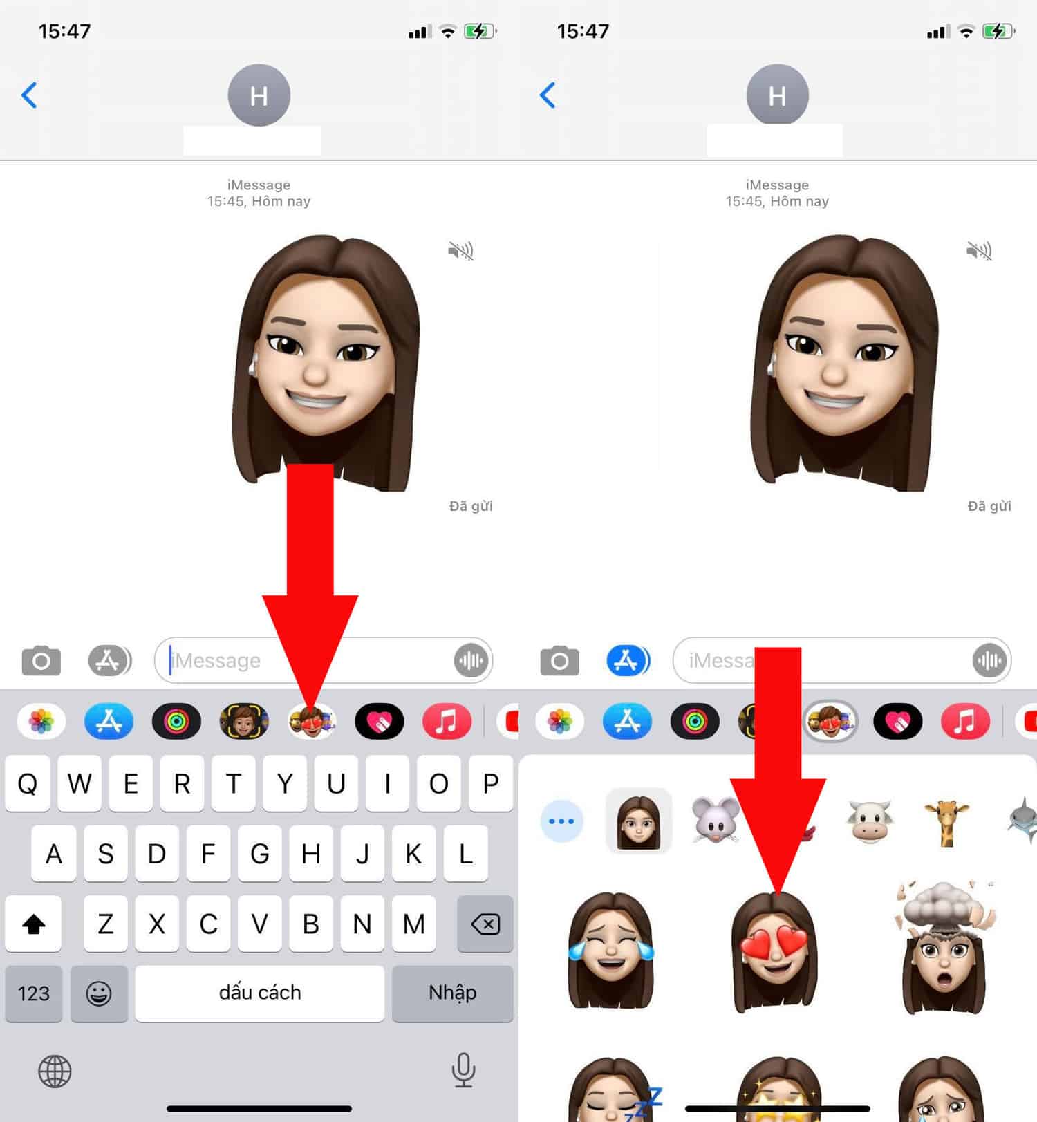 Gửi Memoji