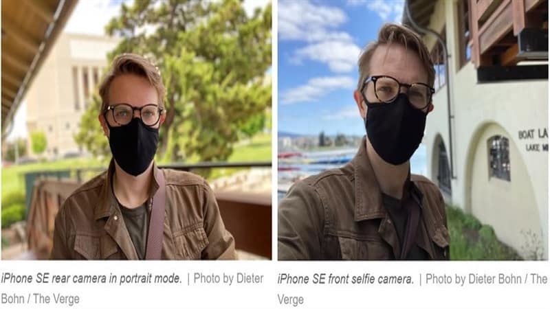 ảnh chụp chân dung bằng camera trước và sau