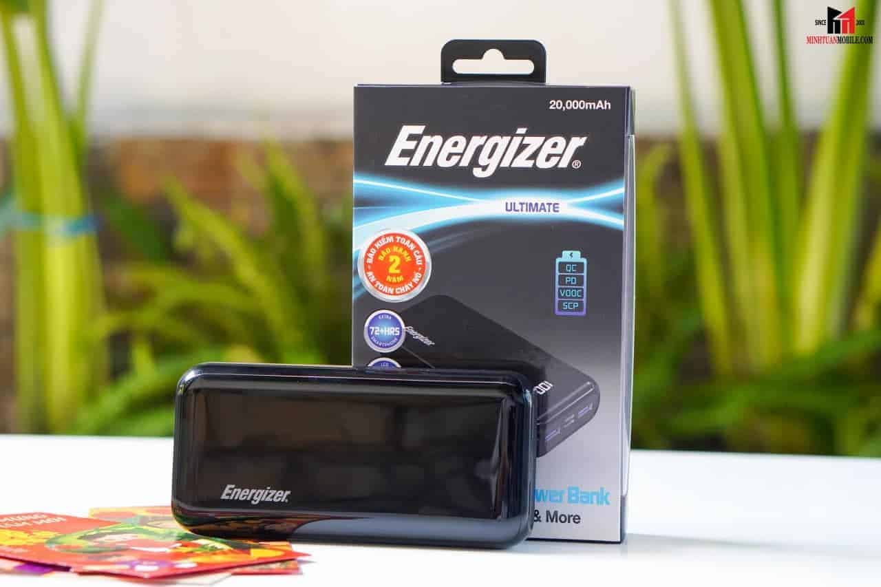 Sạc dự phòng Energizer 20.000mAh – UE20011PQBK PD 18W