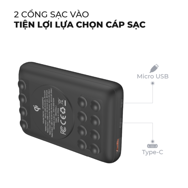 Pin sạc dự phòng không dây Energizer 10.000 mAh 18W PD QP10000PQ